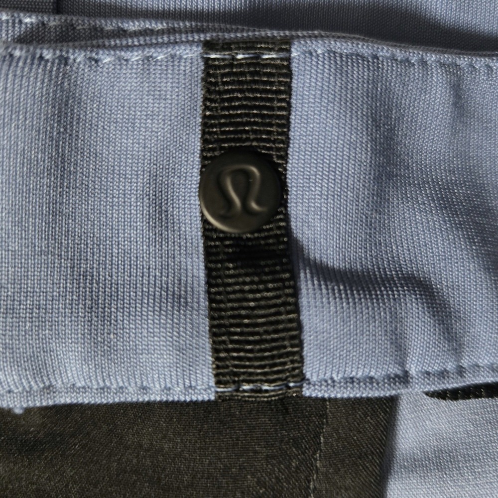 Lululemon M Slate Blue Performance Shorts 38" Waist 6.5" Inseam Athletic Golf - Picture 9 of 13